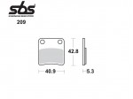 Τακάκια SBS 209HF (FA257)(FD173) Χειρόφρενου